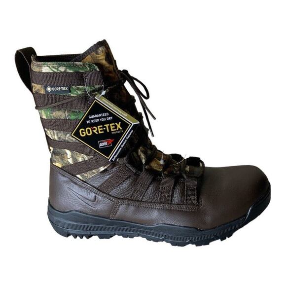 Nike Realtree SFB Gen 28 Inch Camo Fauna Brown Combat Boots Mens Size 13 Hunting - Picture 5 of 16